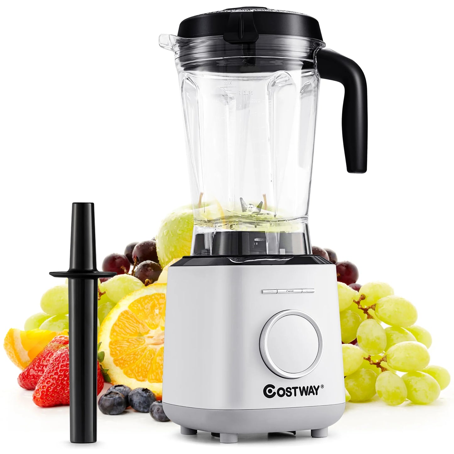 1500W Countertop Smoothies Blender 10 Speed W/ 6 Pre-Setting Programs