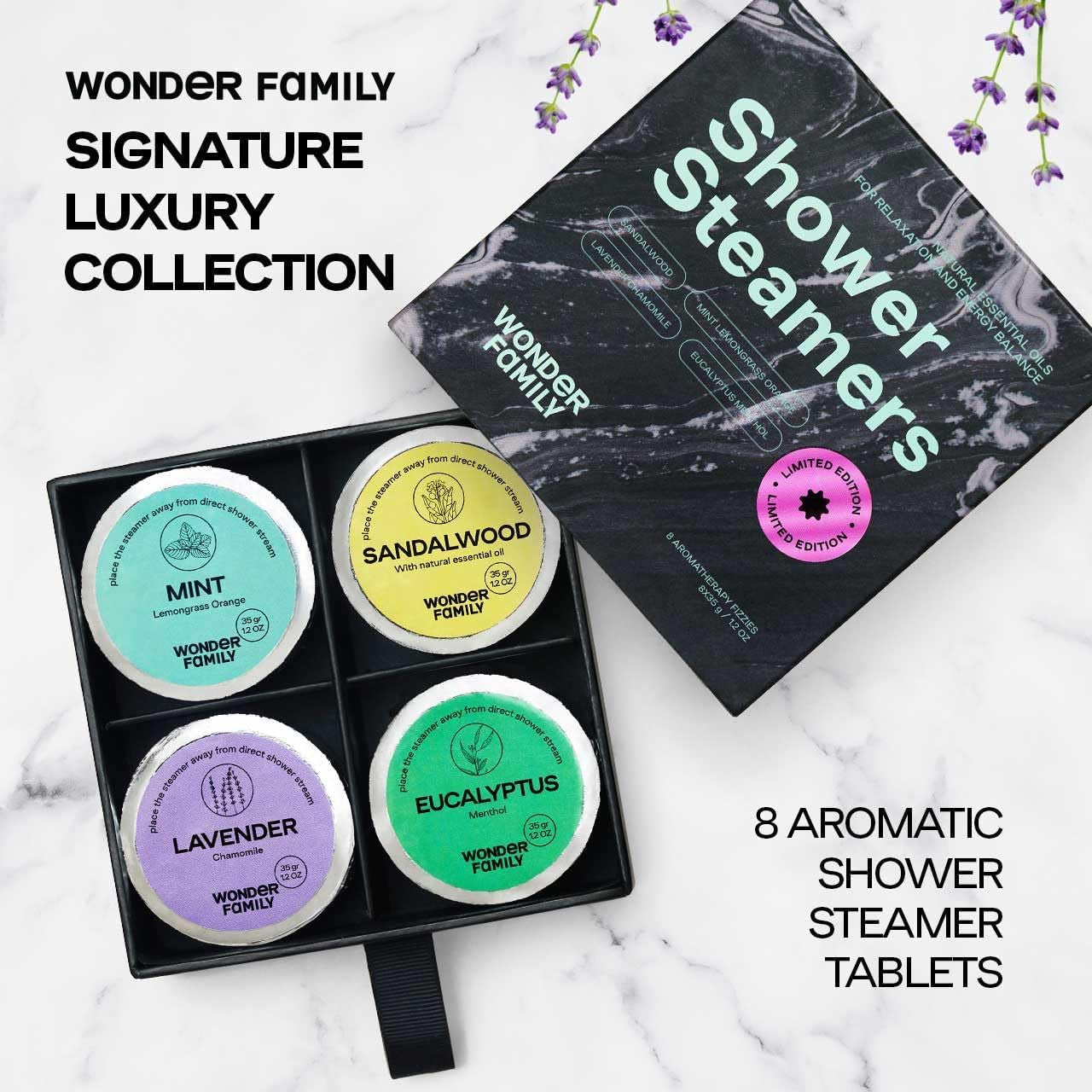Shower Steamers Aromatherapy Gift Set for Women & Men – Vapor Shower Tablets for Sinus Relief – Menthol Eucalyptus Shower Melts – Organic Essential Oil Shower Bombs – Bulk Shower Soothers
