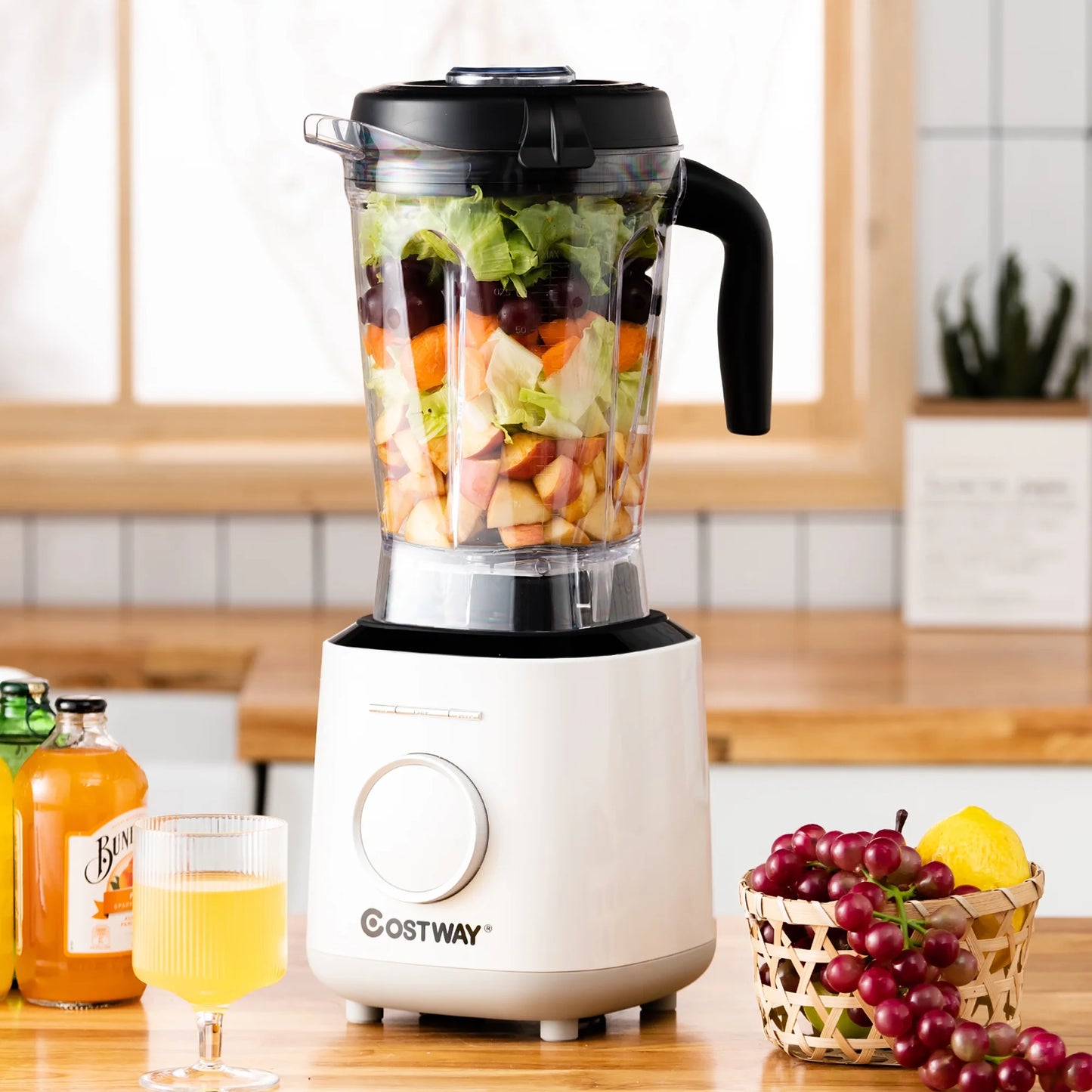 1500W Countertop Smoothies Blender 10 Speed W/ 6 Pre-Setting Programs