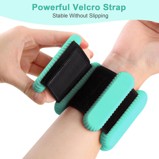 Ankle & Wrist Weights Set Fitness Essential 2Lb Adjustable Green Wrist Weight Bracelets 1 Pair