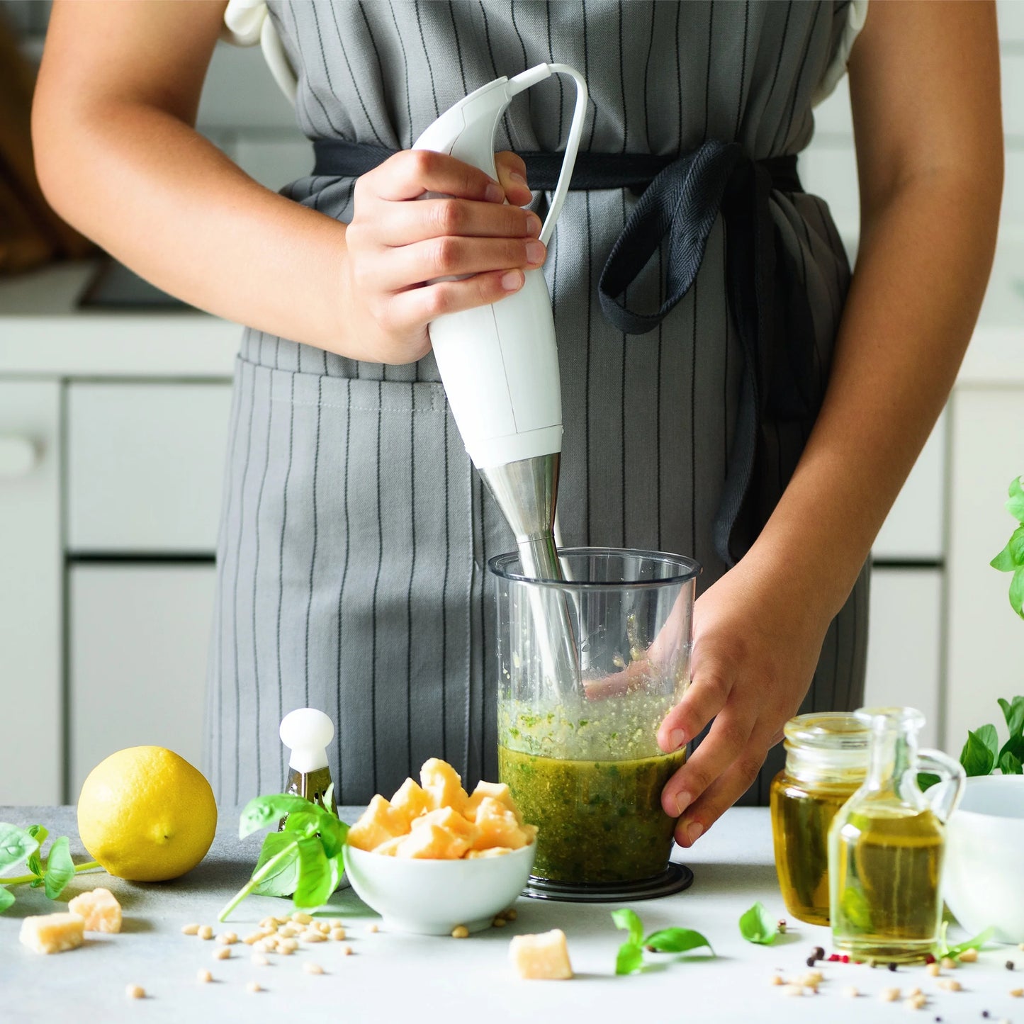 6-Speed 4-In-1 Immersion Hand Blender for Soups (Black)