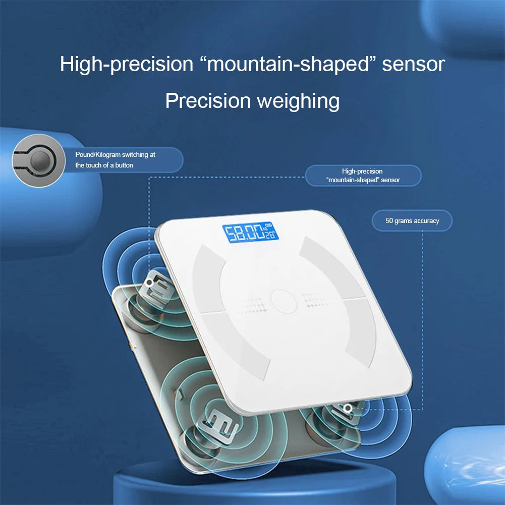Special Electronic Scale for Body Management and Fat Loss Smart Mode Bluetooth Body Fat Scale Home Weight Scale Ultra-Precis