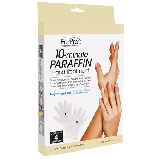 10-Minute Paraffin Hand Treatment, Spa and Home Treatment Gloves, Fragrance Free, One-Pair