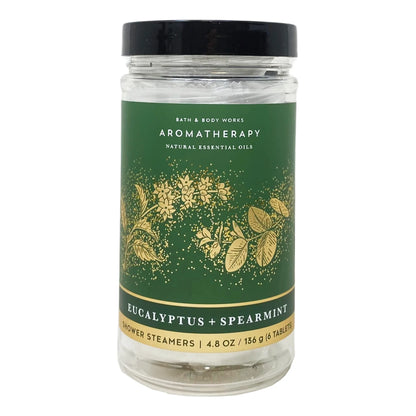 Aromatherapy Eucalyptus + Spearmint and Orange + Ginger Shower Steamers Set - Set of 2
