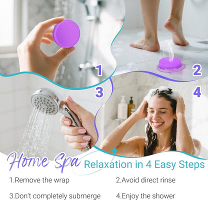 Shower Steamers Aromatherapy -  Birthday Gifts for Women, Shower Bombs with Natural Essential Oils Self Care Stocking Stuffers White Elephant Christmas Gifts for Adults Teen Girls