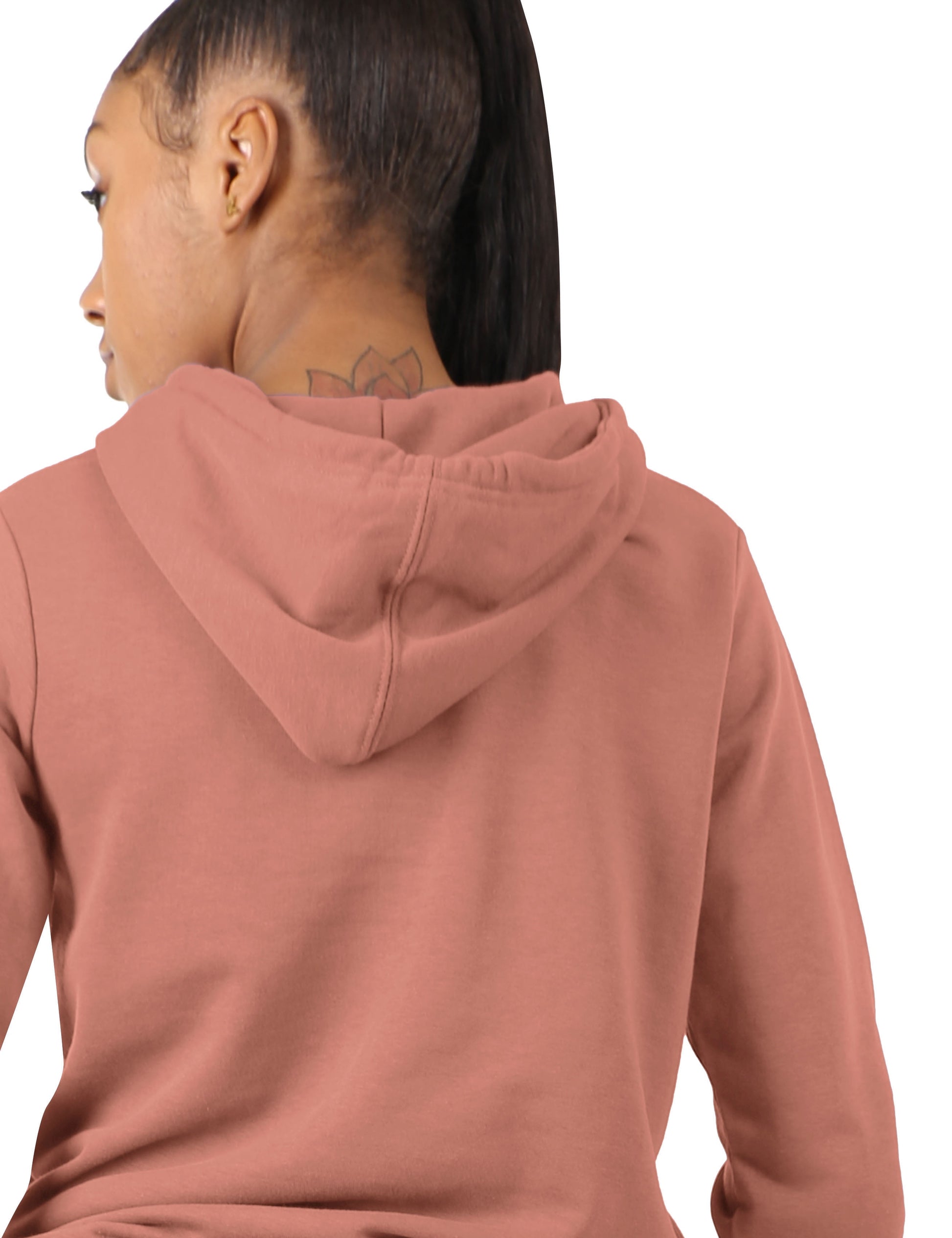 Womens Premium French Terry Pullover Wrinkle Resistant Hoodie