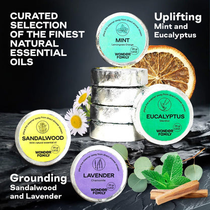 Shower Steamers Aromatherapy Gift Set for Women & Men – Vapor Shower Tablets for Sinus Relief – Menthol Eucalyptus Shower Melts – Organic Essential Oil Shower Bombs – Bulk Shower Soothers