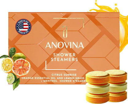 6XL Citrus Shower Steamers – Made in USA Aromatherapy Shower Steamers for a Spa-Like Experience. Gifts for Men and Women