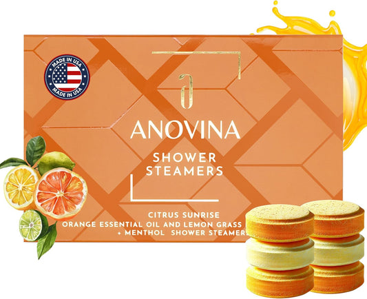 6XL Citrus Shower Steamers – Made in USA Aromatherapy Shower Steamers for a Spa-Like Experience. Gifts for Men and Women