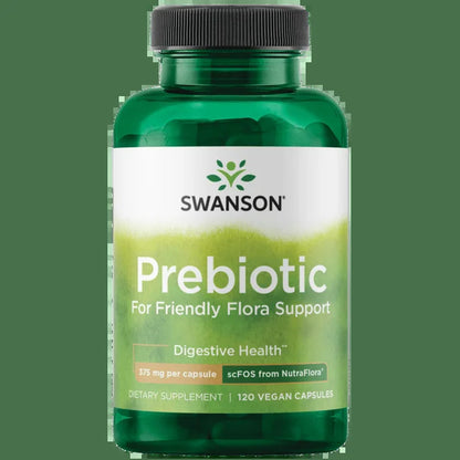Prebiotic Capsules - Promotes Friendly Flora Support & Overall Digestive Health - Prebiotic Fiber Promoting Gut Health & Immune Health Support - (120 Veggie Capsules, 750Mg Each) 1 Pack