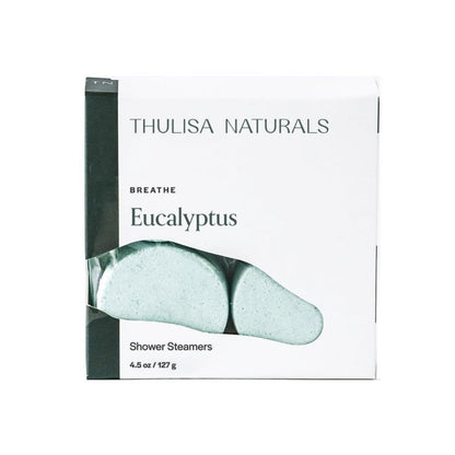 Eucalyptus Shower Steamers Aromatherapy | Organic Shower Bombs with Essential Oils | Self Care Christmas Birthday & Spa Gifts for Women & Men | Stocking Stuffers | 4 Pack