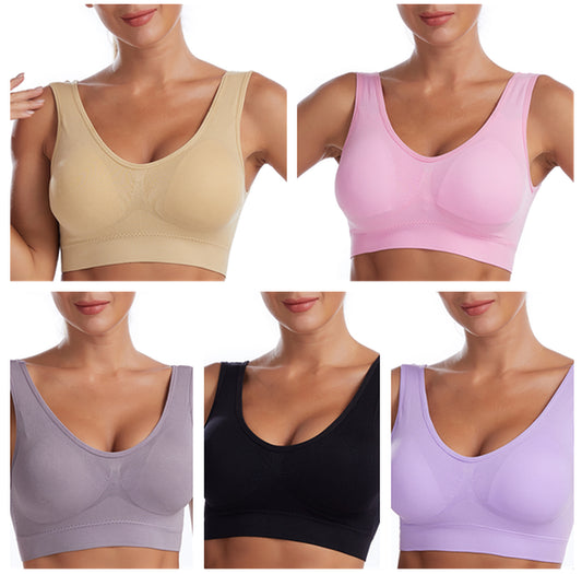 Women'S Running Shockproof Gathering Sports Bra
