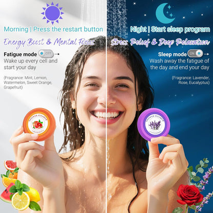 Shower Steamers Aromatherapy -  Birthday Gifts for Women, Shower Bombs with Natural Essential Oils Self Care Stocking Stuffers White Elephant Christmas Gifts for Adults Teen Girls