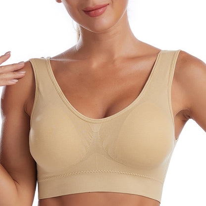 Women'S Running Shockproof Gathering Sports Bra