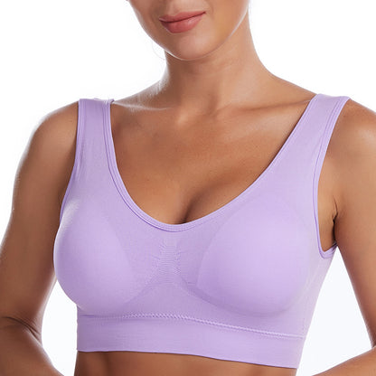 Women'S Running Shockproof Gathering Sports Bra