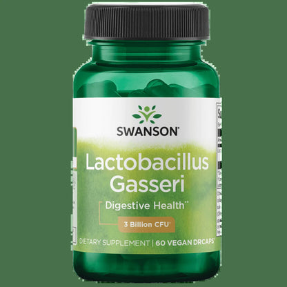 Lactobacillus Gasseri - Probiotic Supplement Supporting Digestive Health with 3 Billion CFU - Design-Release Satiety & Fat Metabolism Support - (60 Veggie Capsules)