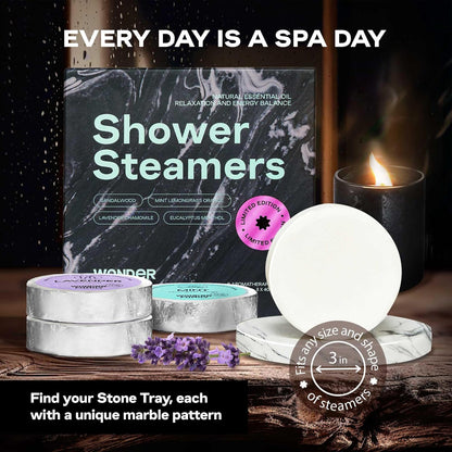 Shower Steamers Aromatherapy Gift Set for Women & Men – Vapor Shower Tablets for Sinus Relief – Menthol Eucalyptus Shower Melts – Organic Essential Oil Shower Bombs – Bulk Shower Soothers