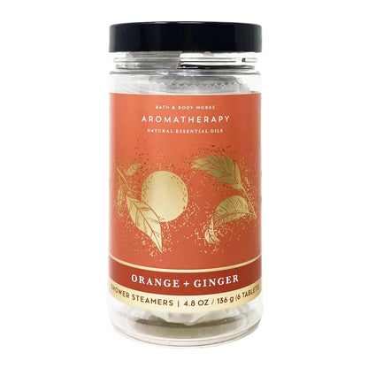Aromatherapy Eucalyptus + Spearmint and Orange + Ginger Shower Steamers Set - Set of 2