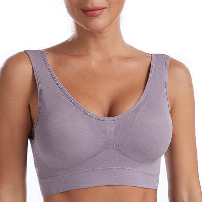 Women'S Running Shockproof Gathering Sports Bra