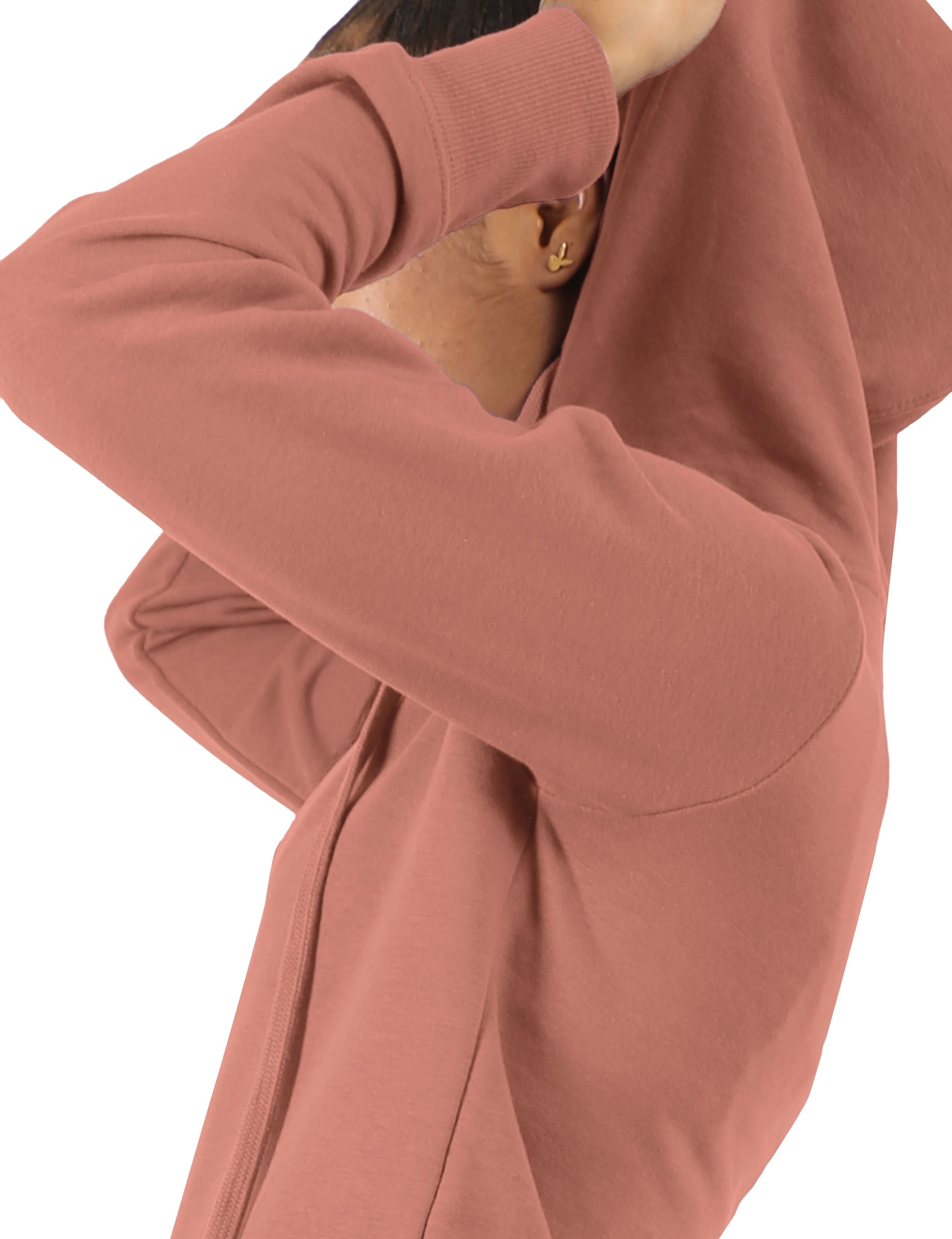 Womens Premium French Terry Pullover Wrinkle Resistant Hoodie