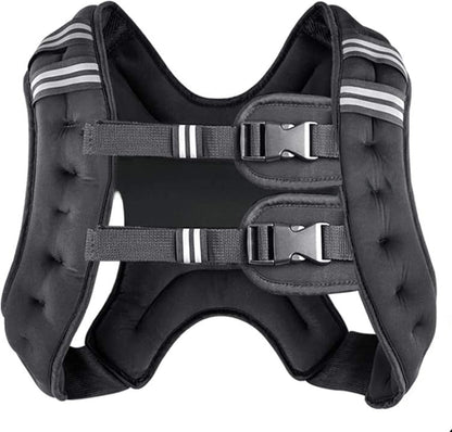 Prodigen Weighted Vest for Women and Men 8 12 16 20 25 30 Lbs 8Lbs, Black