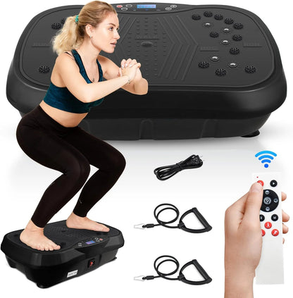Vibration Plate Exercise Machine for Full Body Workout, Fitness, Weight Loss, and Muscle Toning