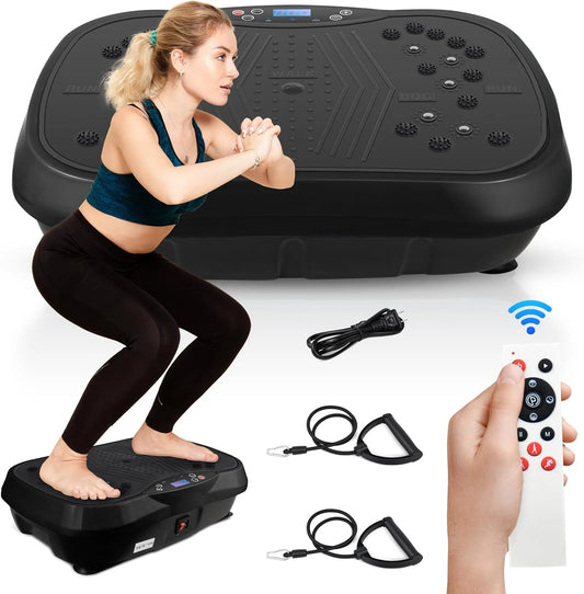Vibration Plate Exercise Machine for Full Body Workout, Fitness, Weight Loss, and Muscle Toning