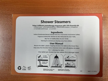 Shower Steamers Shower Bombs Aromatherapy Set of 6, SPA Gifts Perfect Gifts for Birthday, Mother'S Day, Valentine'S Day