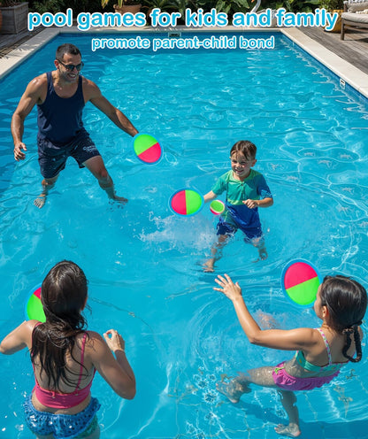 Kids Toys Toss and Catch Game Set Beach Pool Toys for Kids Ages 3-4 5-7 8-12, outside Yard Camping Outdoor Games for 3 4 5 6 7 8 Year Old Boys Girls Birthday Gift Family Vacation Essentials